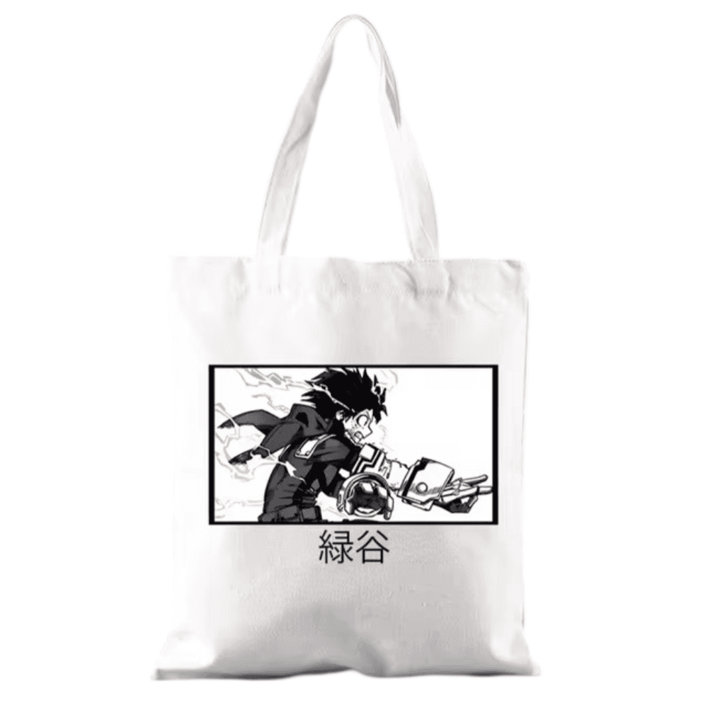 Izuku Midoriya Anime Shopper Bag