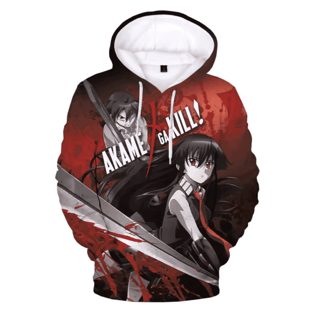 Anime Akame Ga Kill Akame And Tatsumi 3D Printed Hoodie