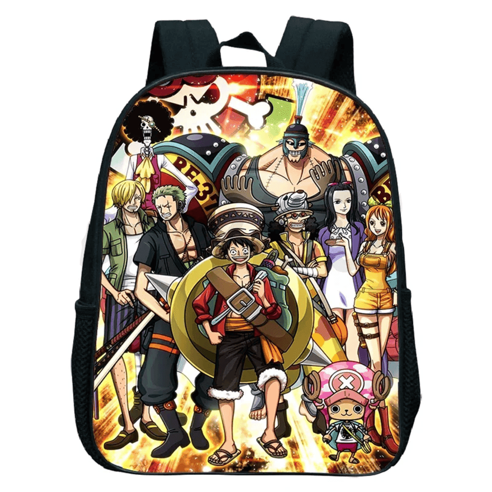 Anime One Piece Straw Hat Pirates Kindergarten Bag
