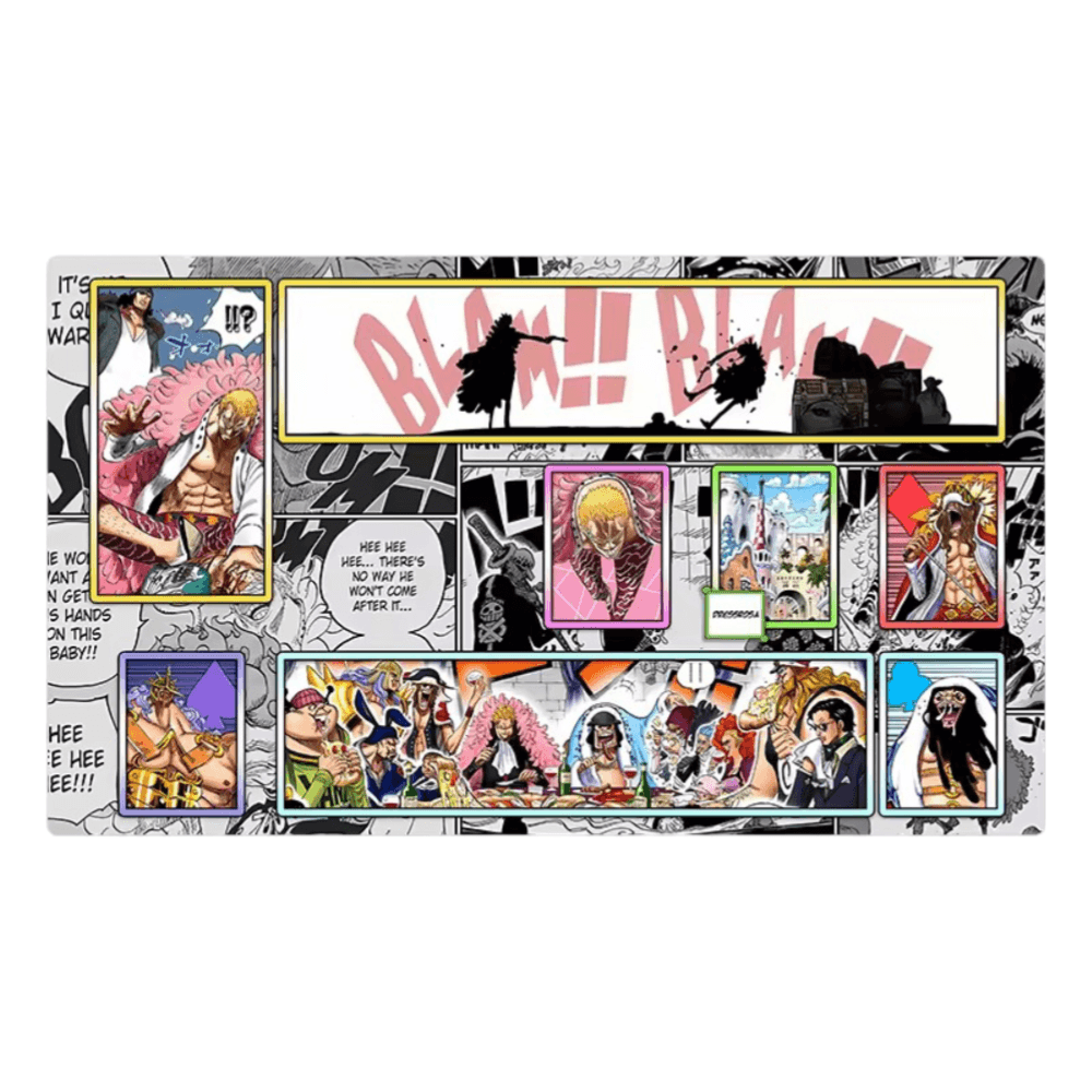 Anime Character One Piece Playmat Trading Card
