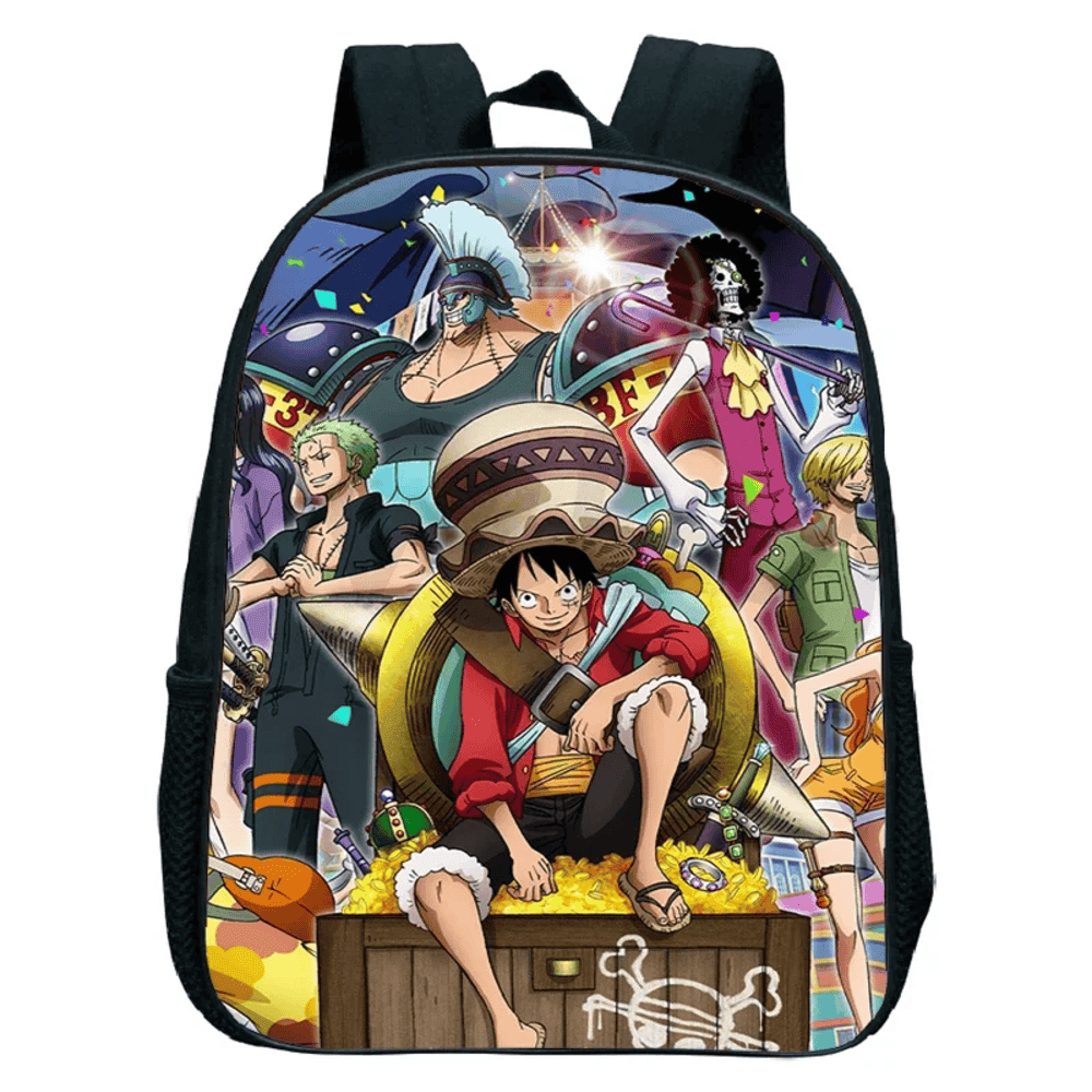 Anime One Piece Luffy With Friends Kindergarten Bag