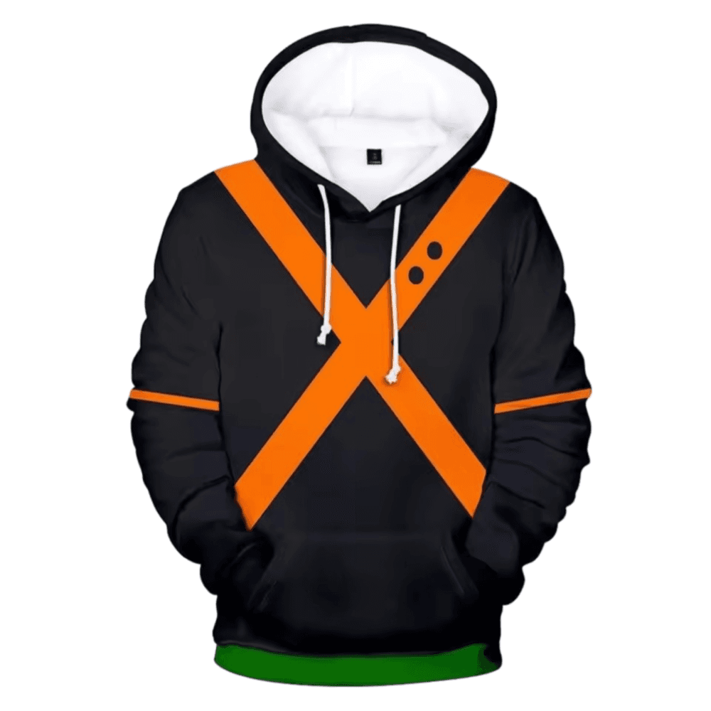 Anime My Hero Academia Katsuki Bakugo 3D Printed Hoodie