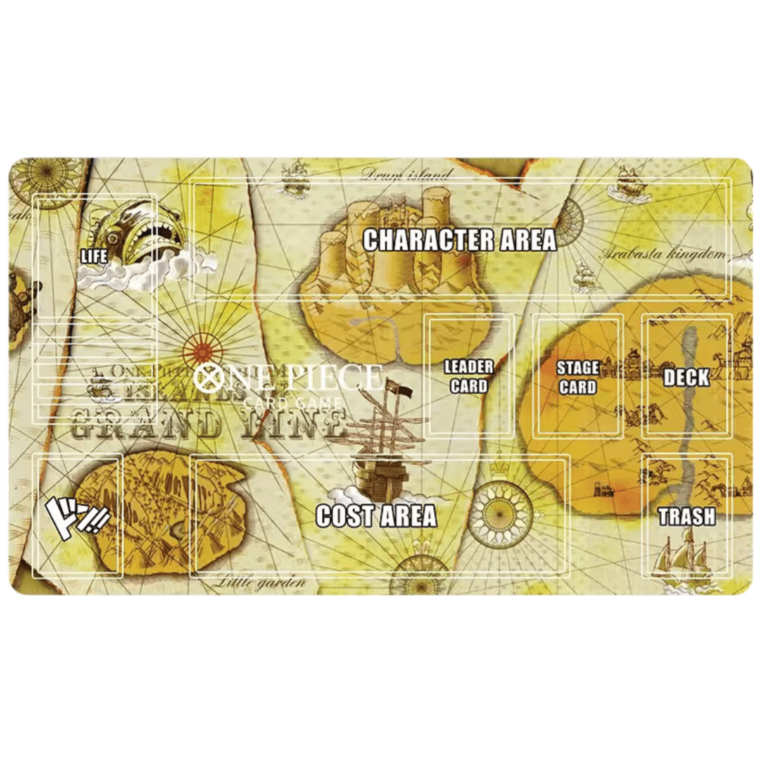 Anime One Piece Map Trading Card Game Mat