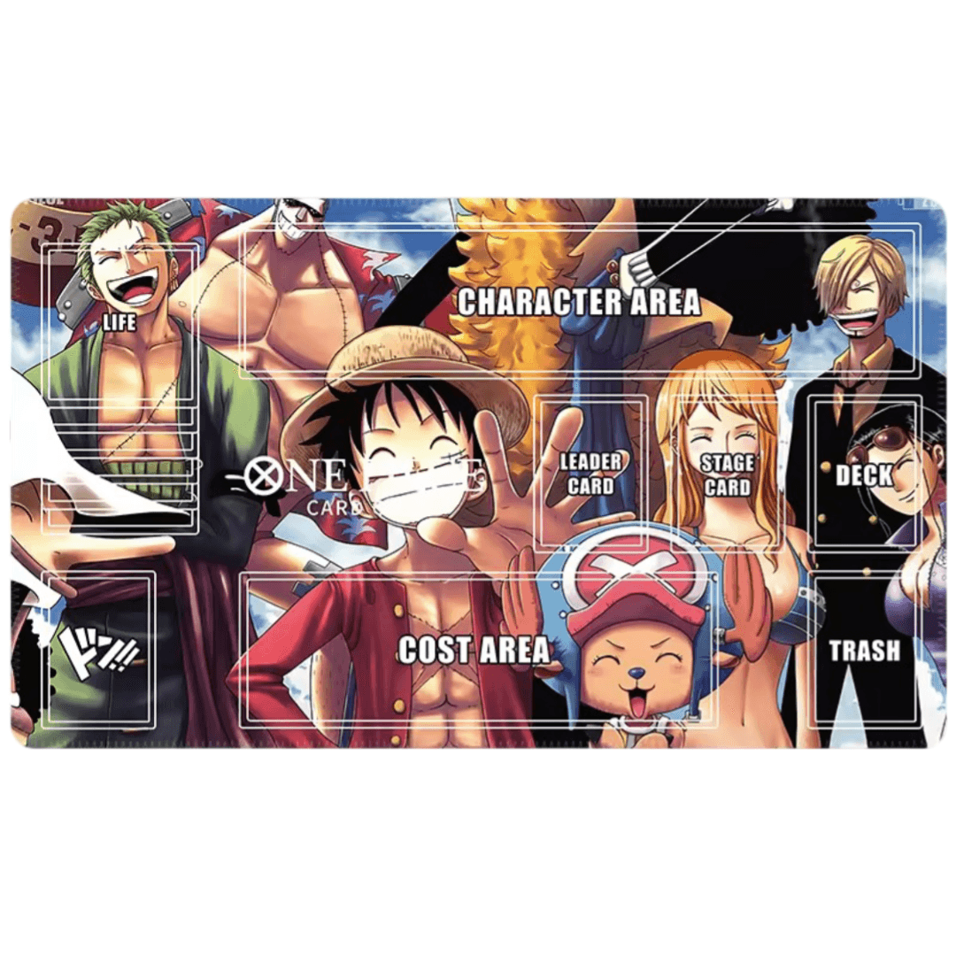 One Piece Character Anime Trading Card Playmat