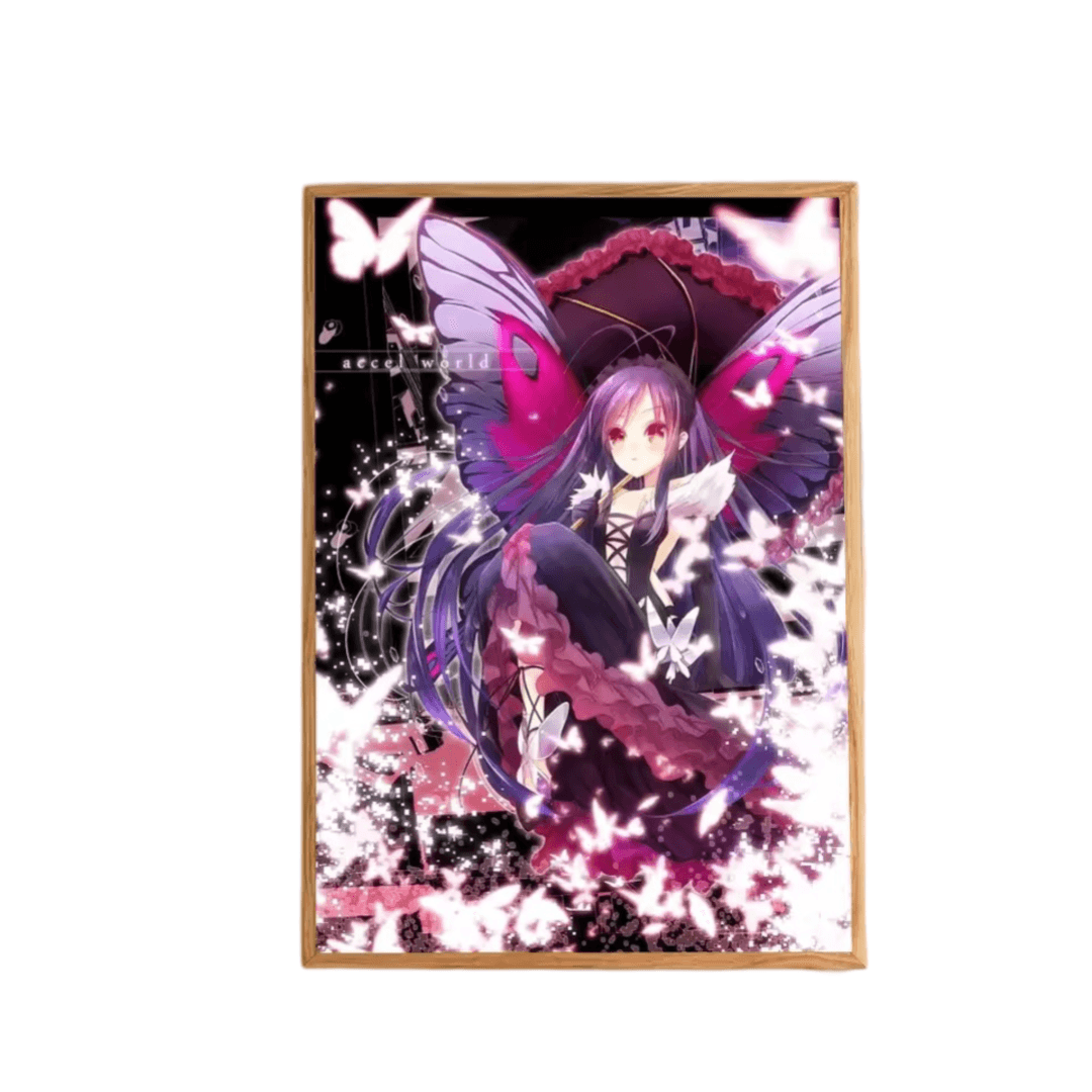 Anime Accel World Kuroyukihime Paper Poster Wall Art
