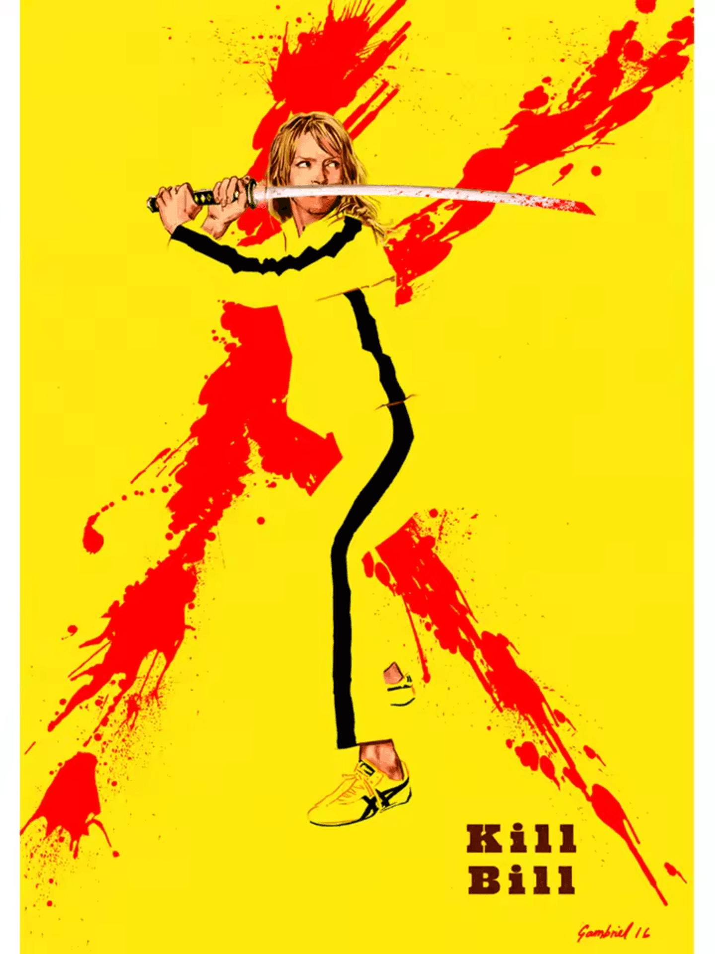 Anime Kill Bill The Bride Painting Wall Art