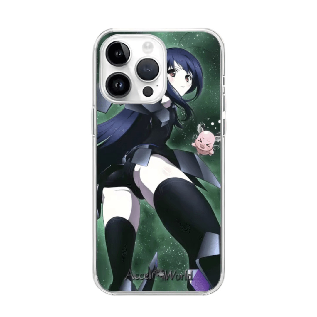 Anime Accel World Kuroyukihime Mobile Phone Cover For iPhone