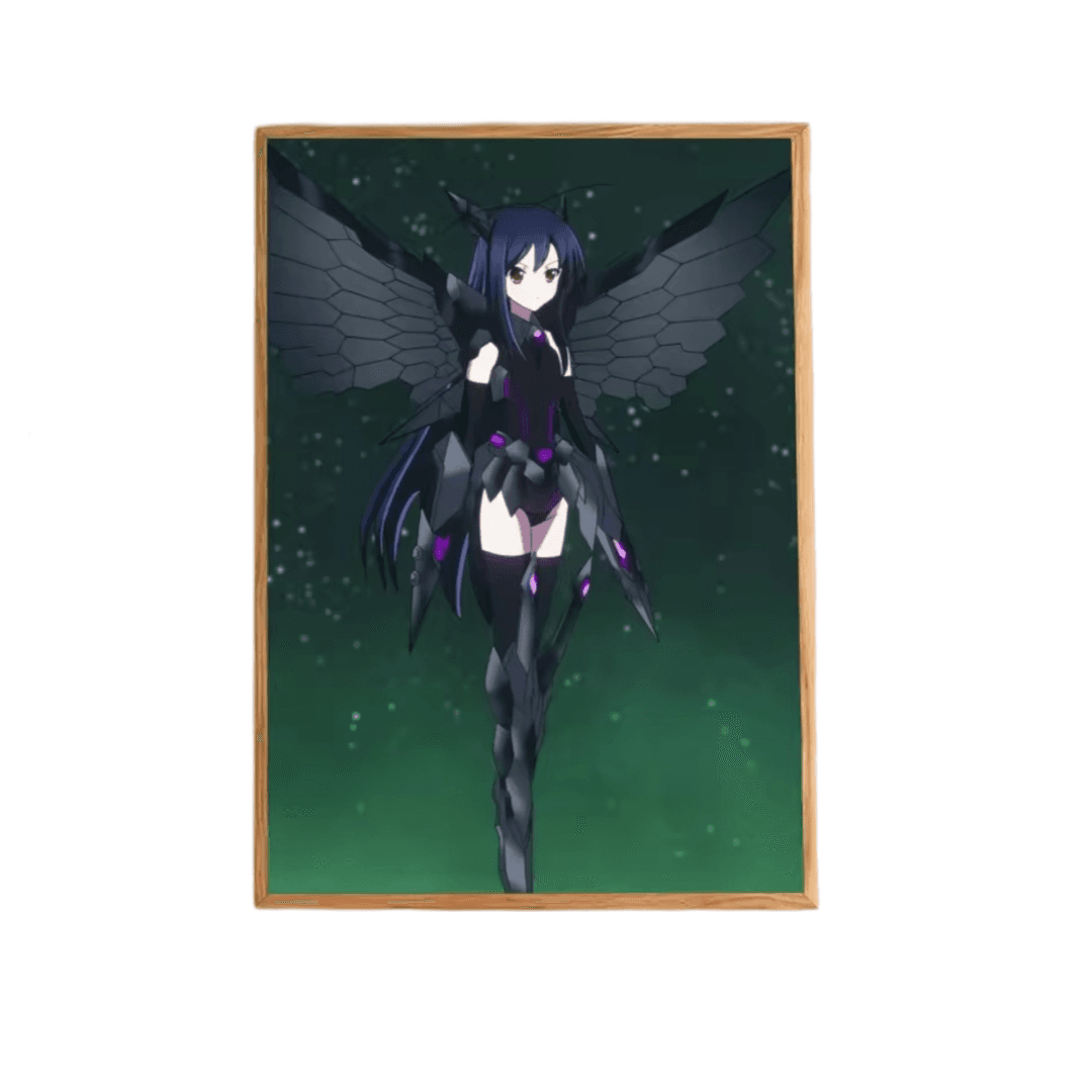 Accel World Kuroyukihime Anime Paper Wall Art