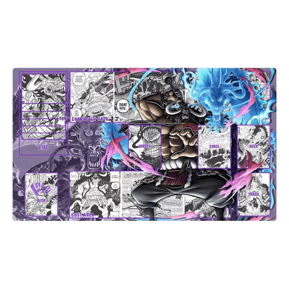 Anime One Piece Kaido Trading Card Game Mat