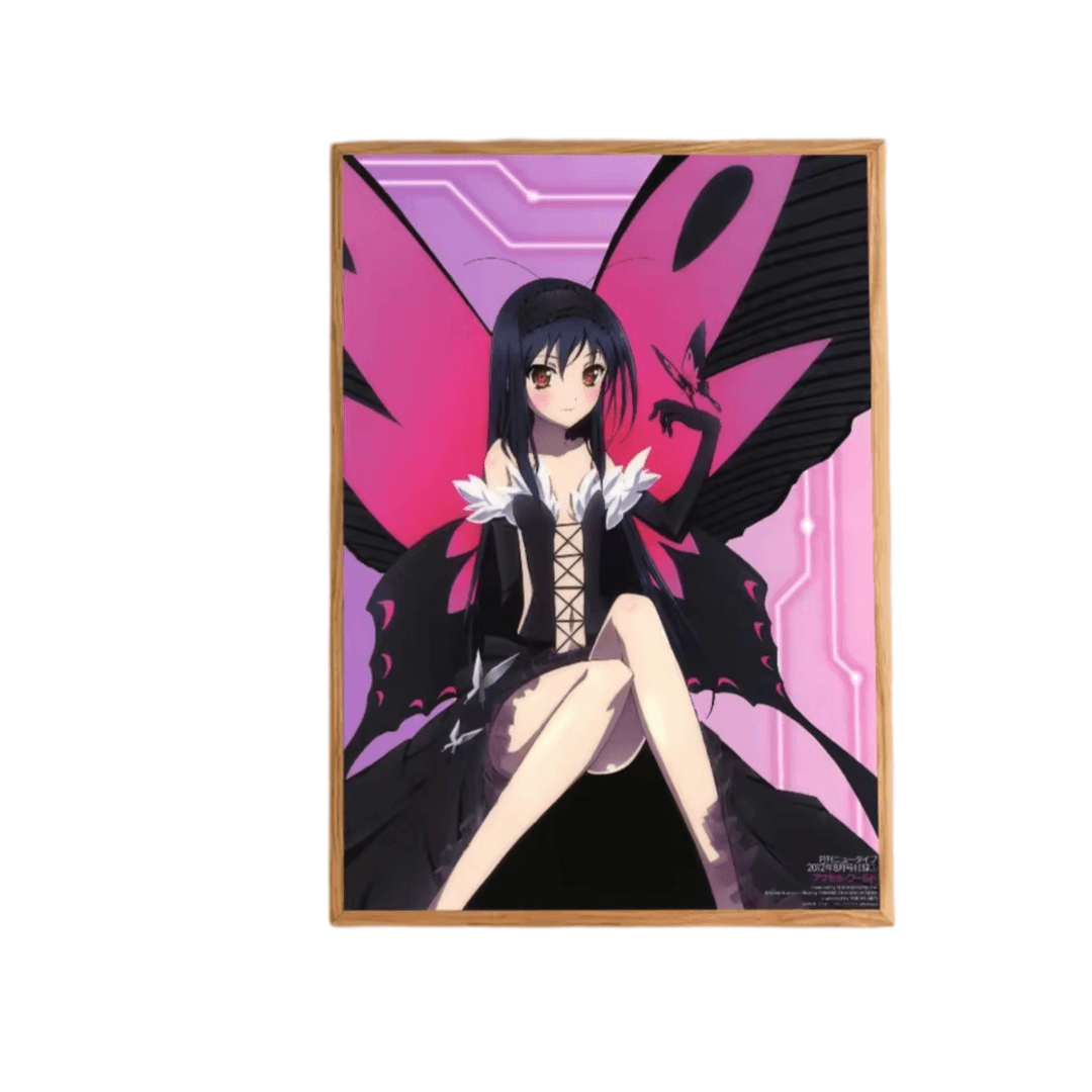 Accel World Kuroyukihime Anime Paper Poster Wall Art