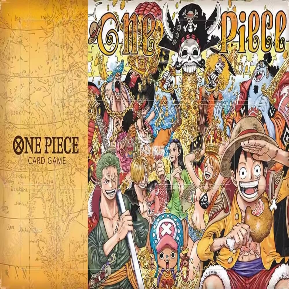 Anime One Piece Flannel Trading Card Playmat