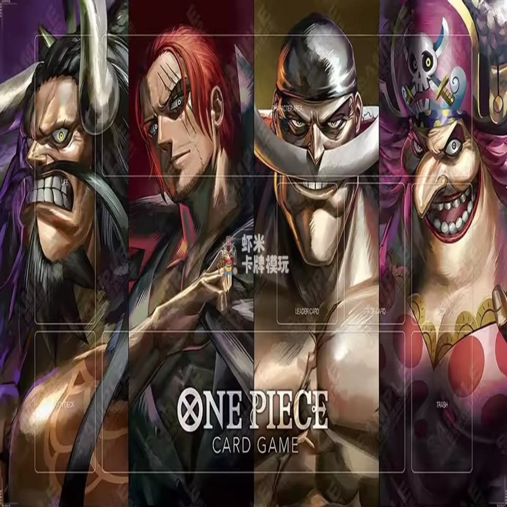 Anime One Piece Flannel Character Trading Card Playmat