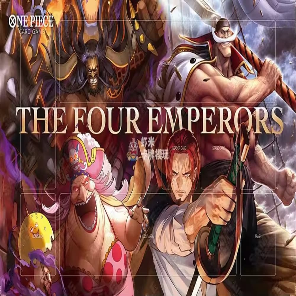 Anime One Piece The Four Emperors Trading Card Playmat