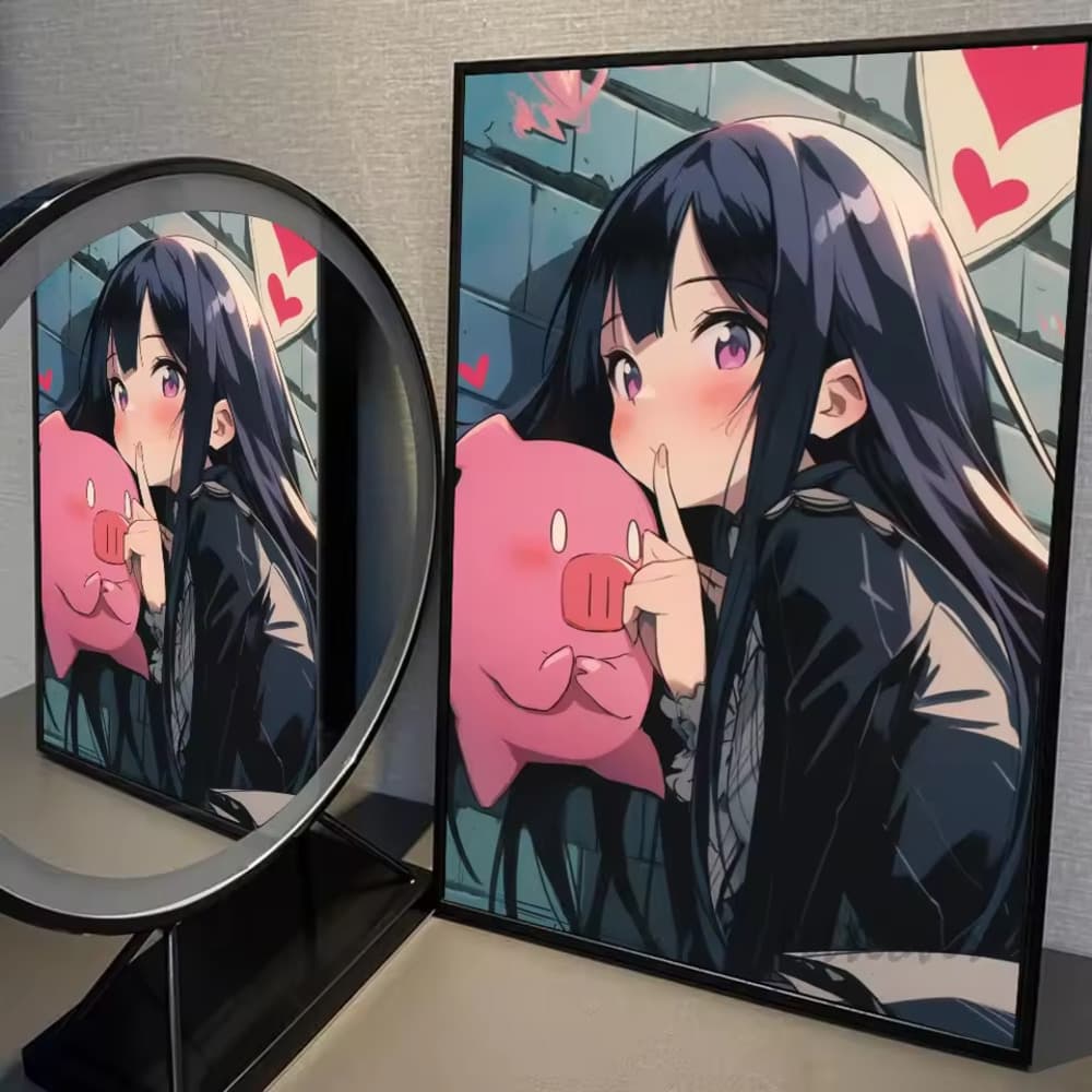 Accel World Kuroyukihime Anime Home Decor Wall Art Poster