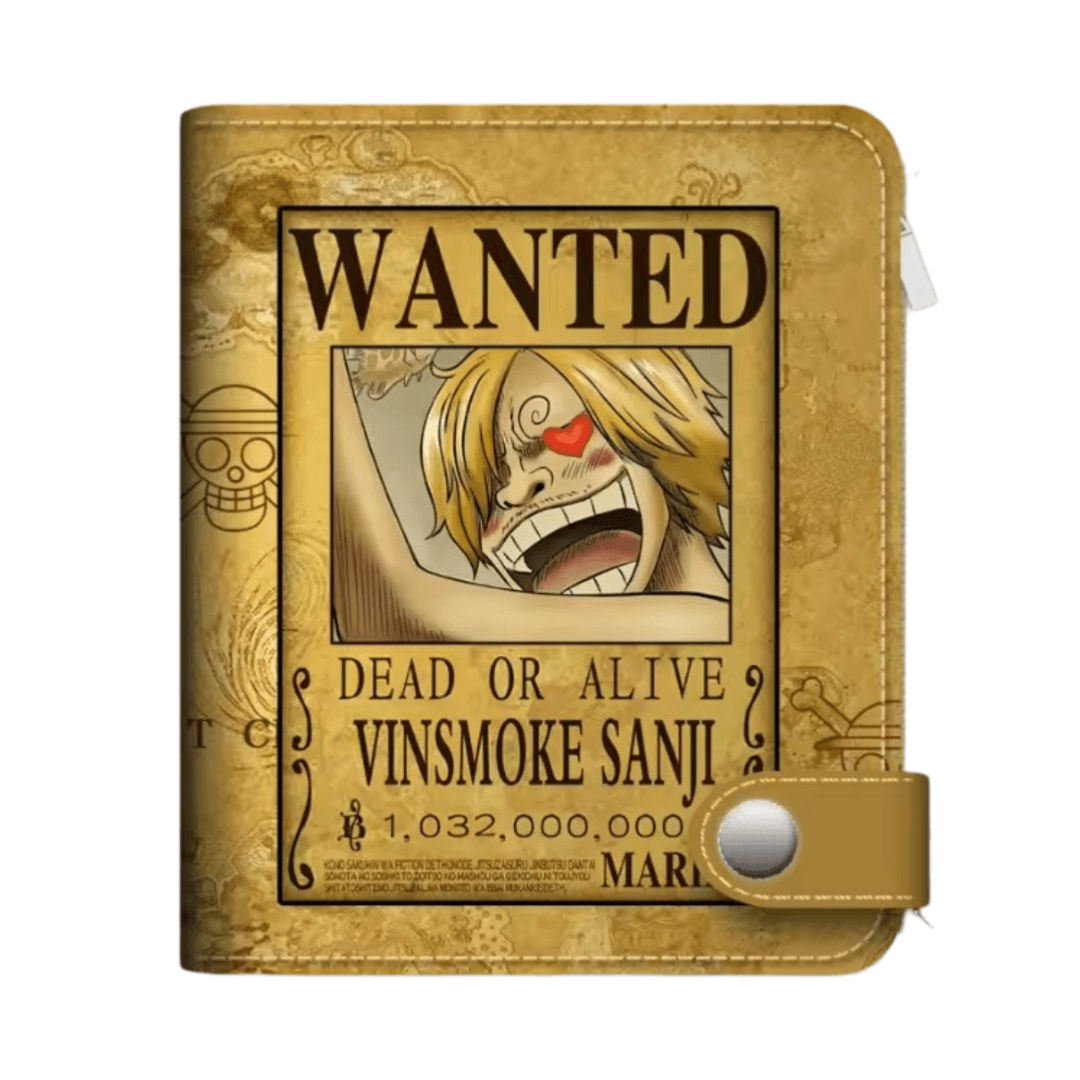 Anime One Piece Dead Or Alive Vinsmoke Sanji Wallet