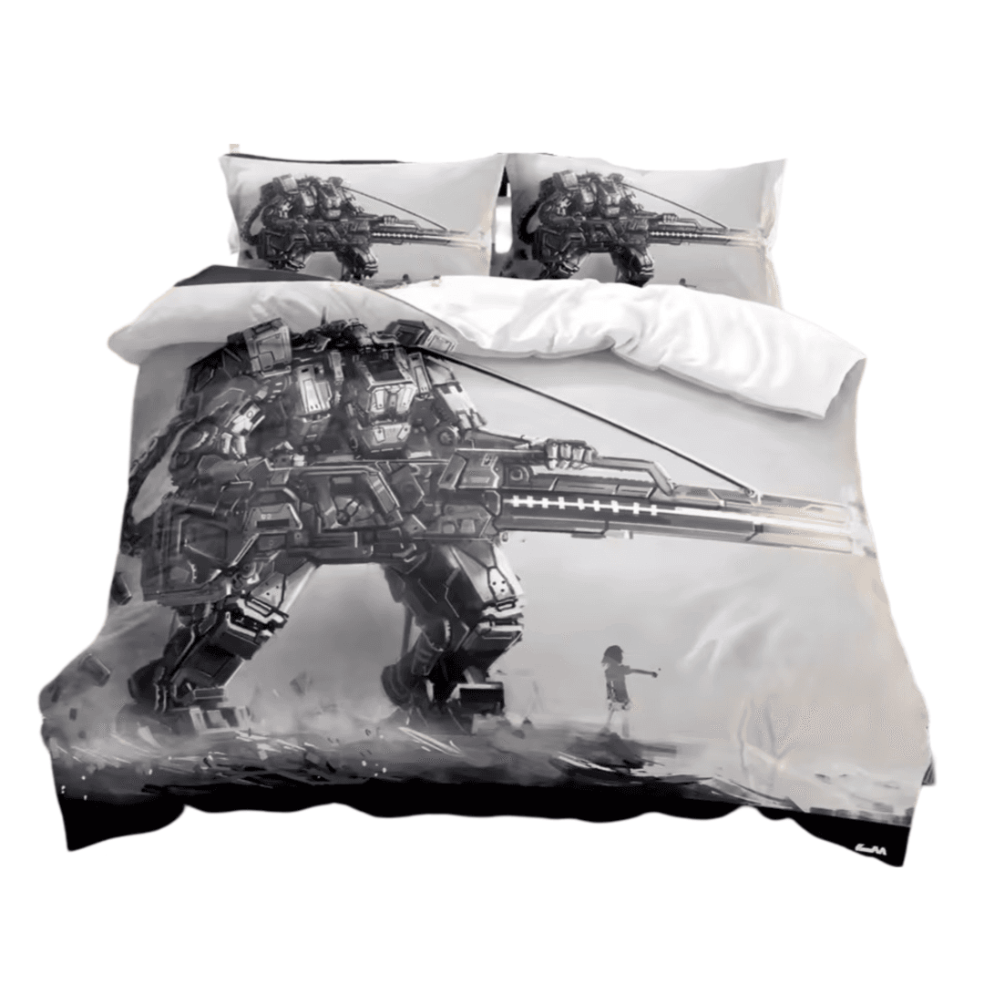 Anime A Certain Magical Index Sci-Fi Mecha Bedding Set