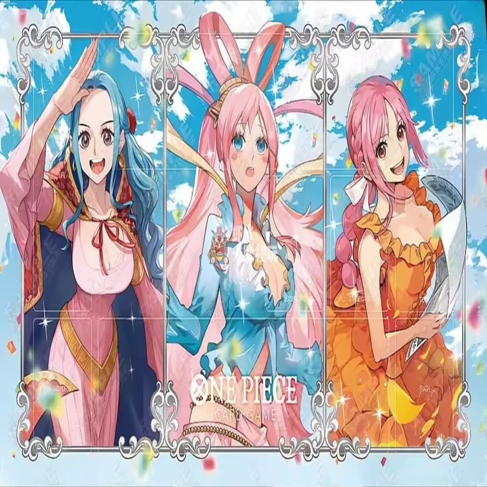 Anime Character One Piece Flannel Trading Card Playmat