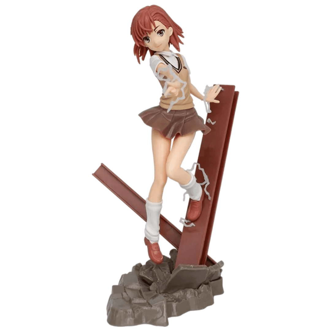 24cm Anime A Certain Magical Index Mikoto Misaka Action Figure Toy
