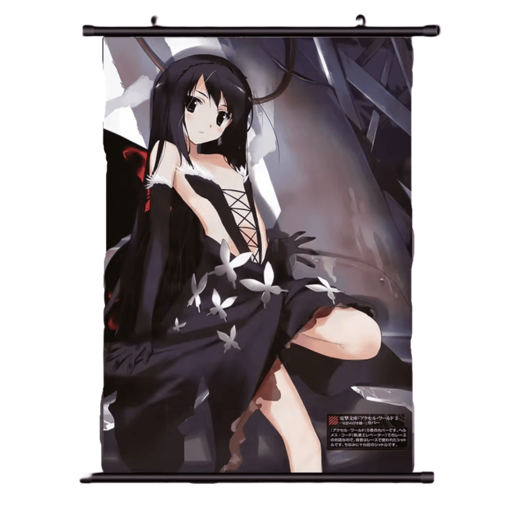 Anime Accel World Kuroyukihime Canva Wall Art
