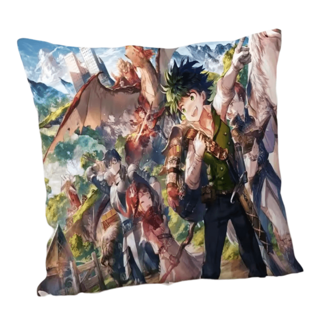 My Hero Academia Anime Izuku Midoriya With Friends Pillowcase