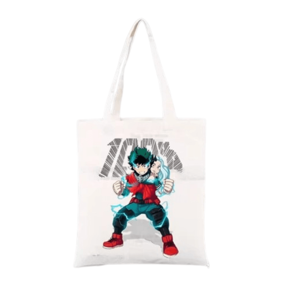 Anime My Hero Academia Izuku Midoriya And Ochaco Uraraka Shopper Bag