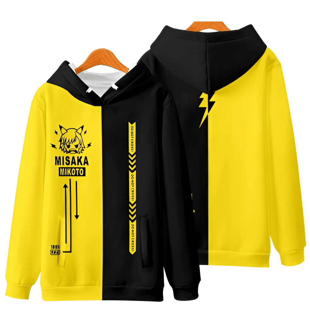 A Certain Magical Index Anime Misaka Mikoto 3D Printed Hoodie