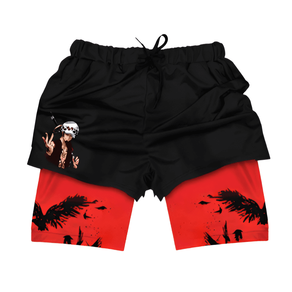 Anime One Piece Trafalgar D. Water Law Gym Shorts