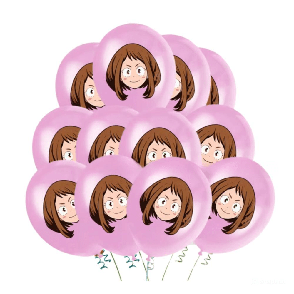 Anime My Hero Academia Ochaco Uraraka Party Decoration Balloon