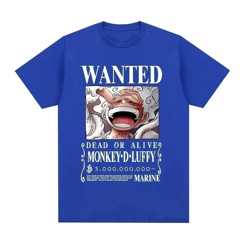 One Piece Wanted Gear 5 Monkey D. Luffy Anime T-Shirt