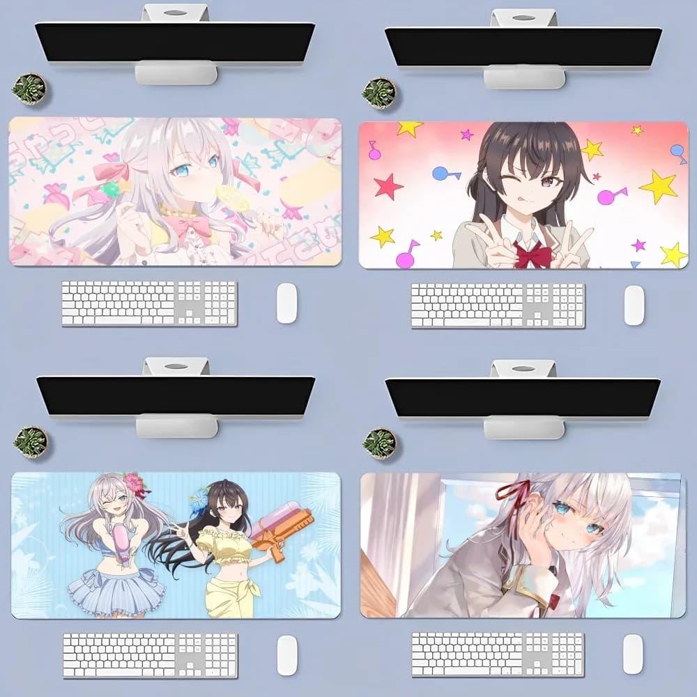 Anime Alya Sometimes Hides Her Feelings In Russian Mousepad Cute Durable Rubber Mouse Mat Pad Size For Game Keyboard Pad
