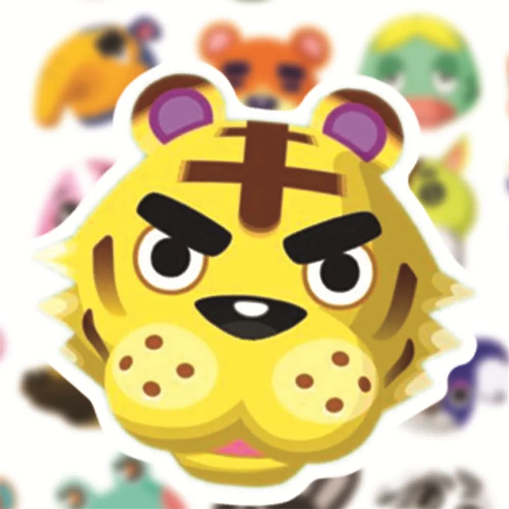 10Pcs Anime Animal Crossing Waterproof Stickers — detail 2