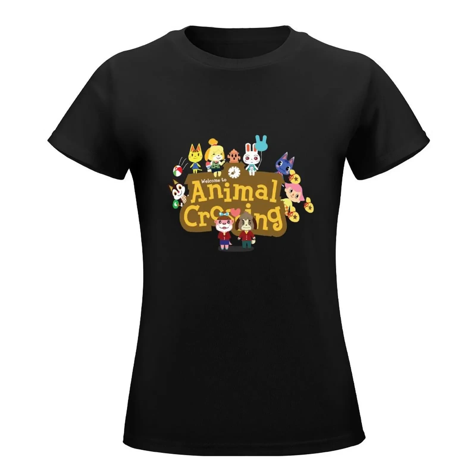 Anime Animal Crossing Character Printed T-Shirt — detail 2