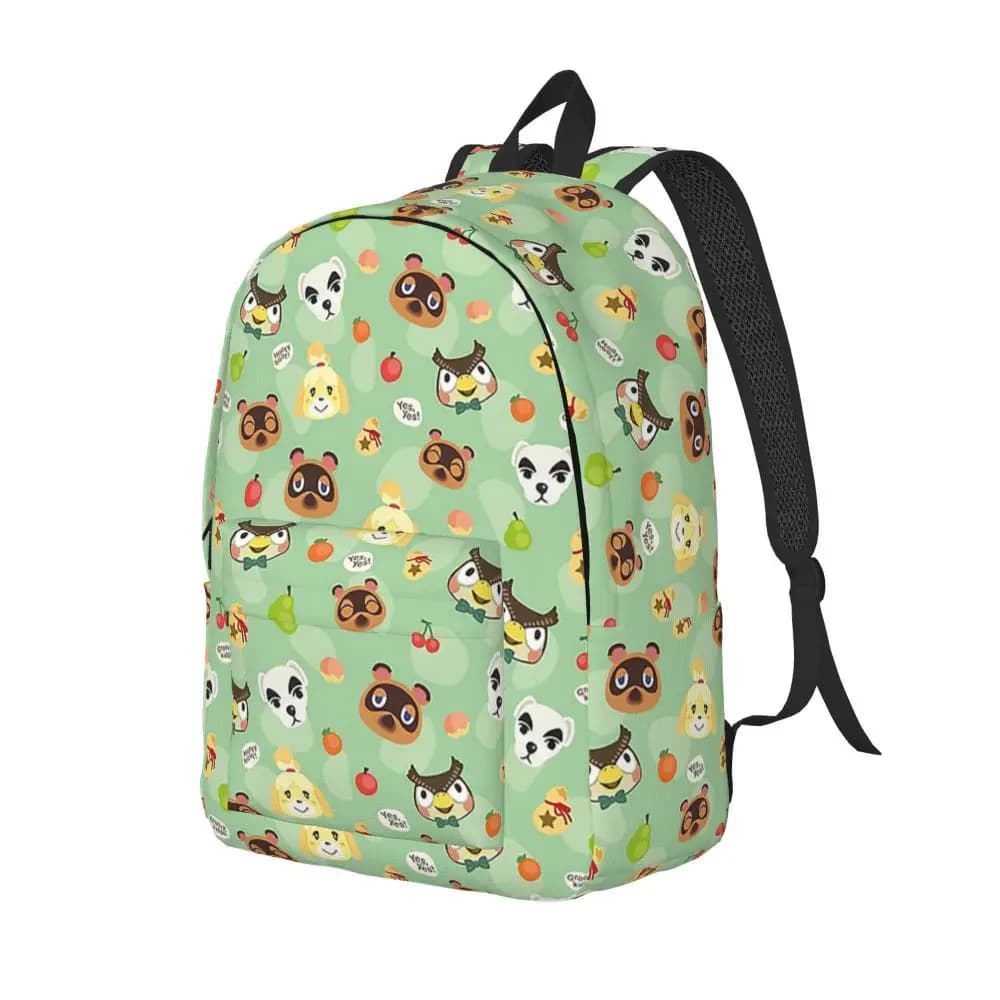 Anime Animal Crossing: New Horizons Characters Printed Backpack — detail 2