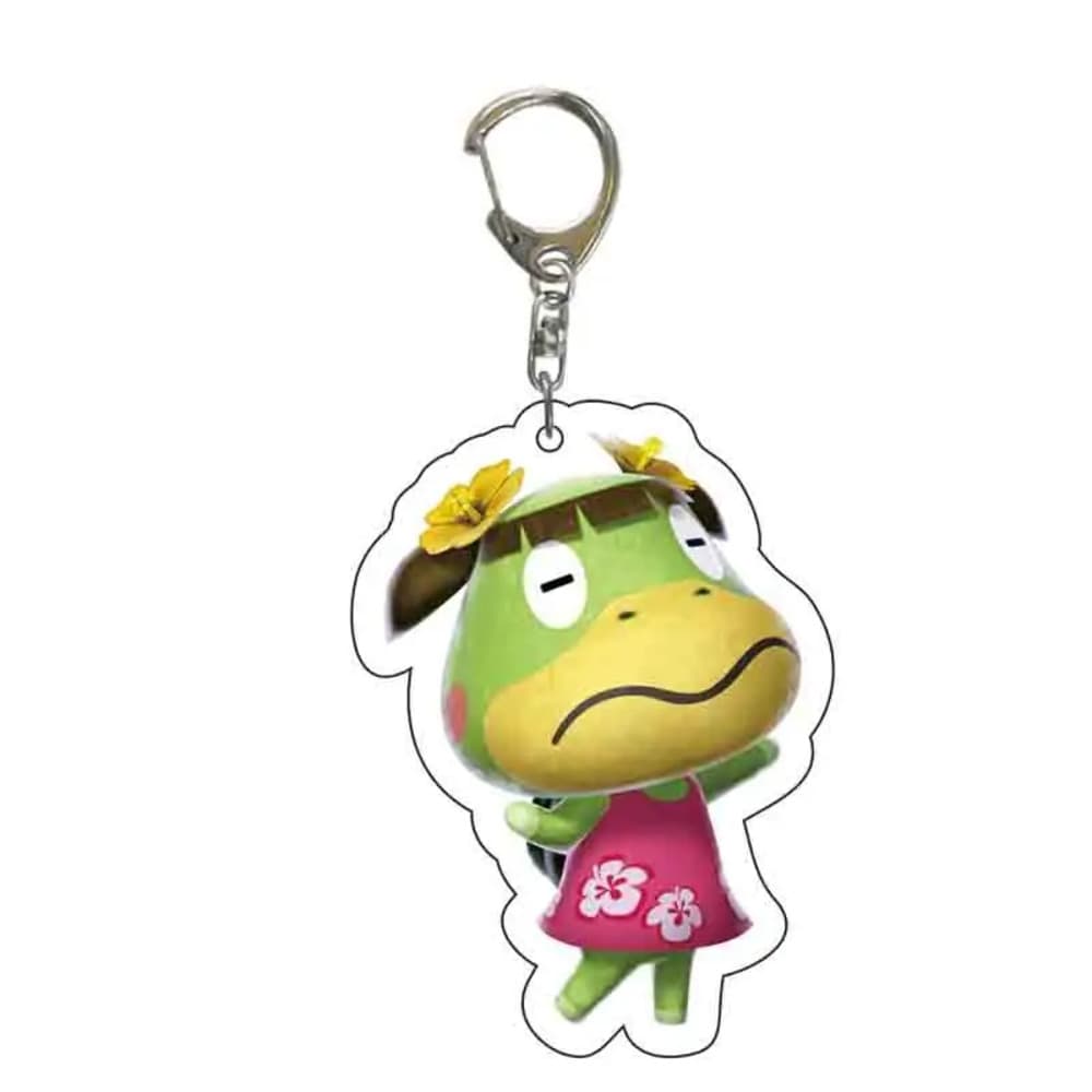 Anime Animal Crossing: New Horizons Leila Acrylic Keychain