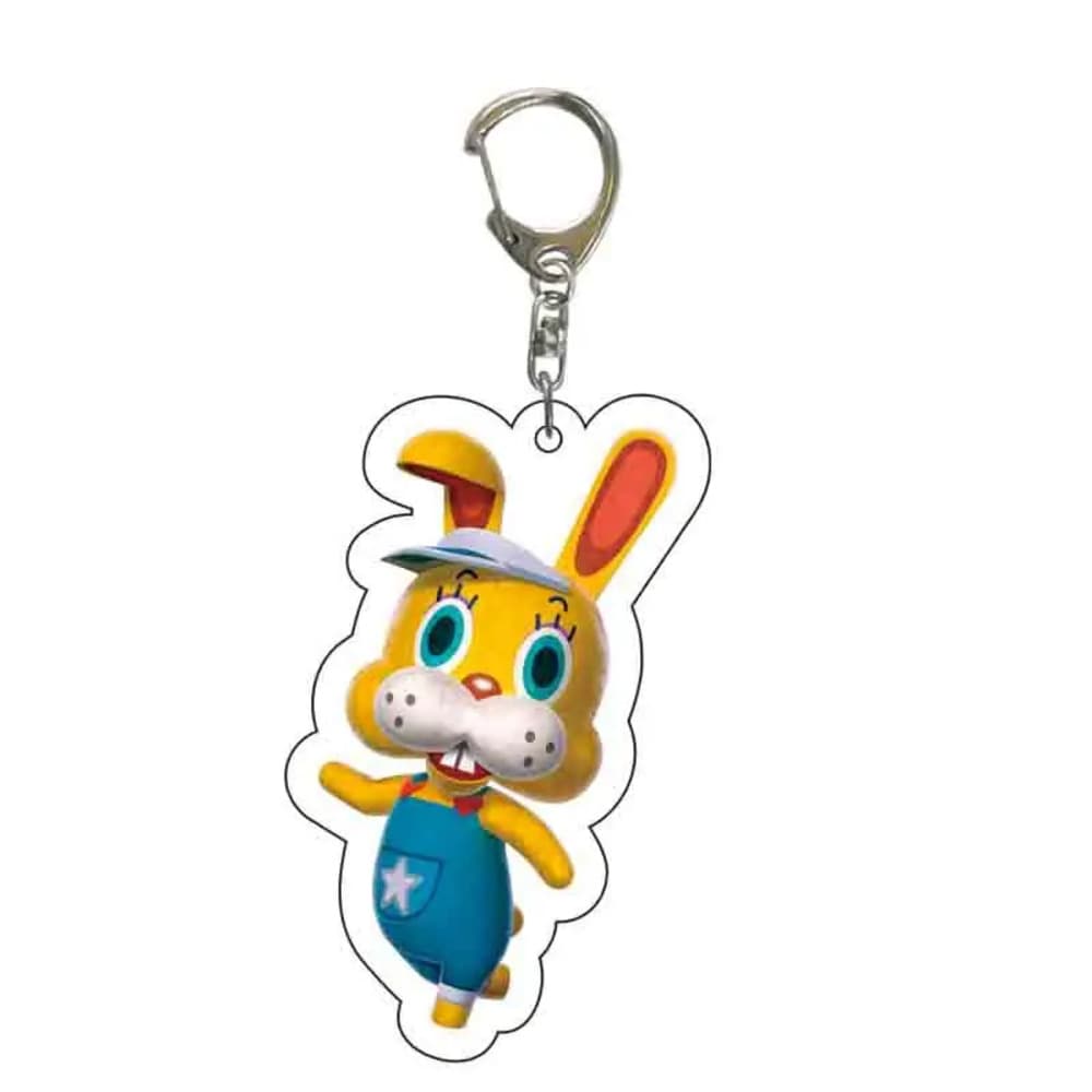 Anime Animal Crossing: New Horizons Zipper T. Bunny Acrylic Keychain