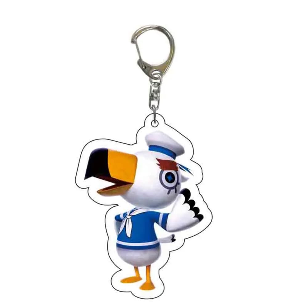 Anime Animal Crossing: New Horizons Gulliver Acrylic Keychain