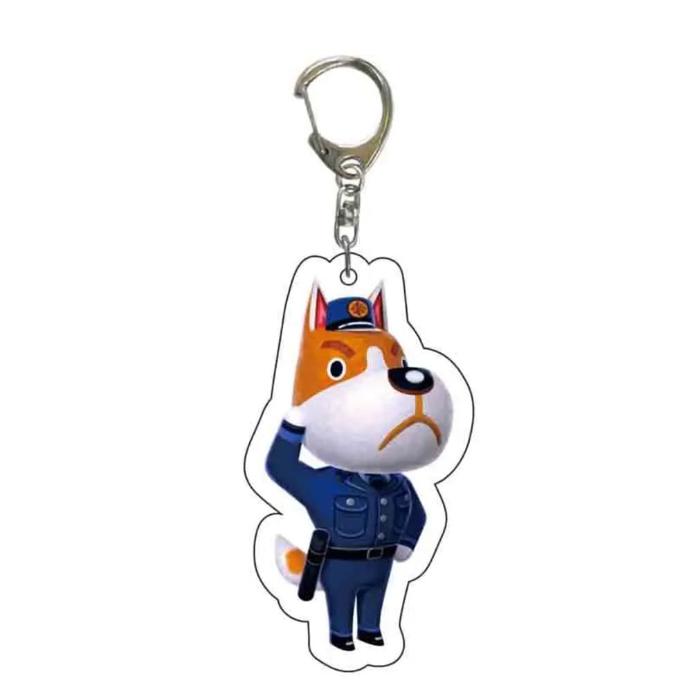 Anime Animal Crossing: New Horizons Copper Acrylic Keychain