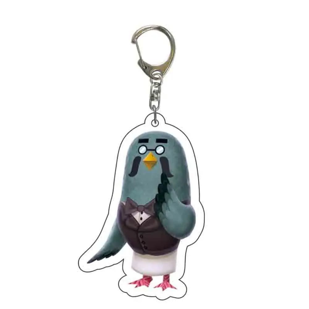 Anime Animal Crossing: New Horizons Brewster Acrylic Keychain