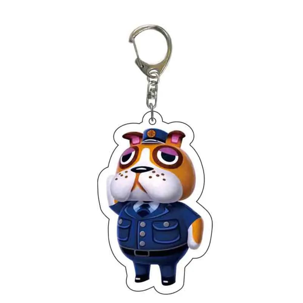 Anime Animal Crossing: New Horizons Booker Acrylic Keychain