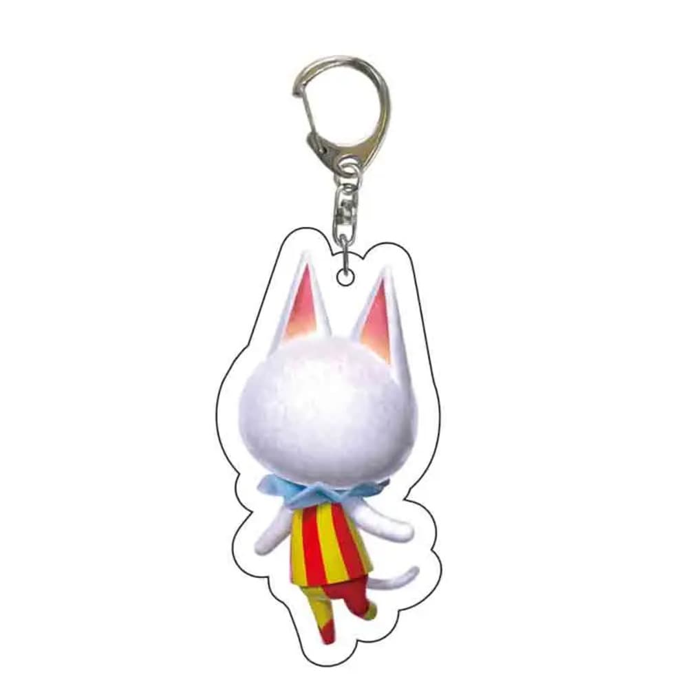 Anime Animal Crossing: New Horizons Blanca Acrylic Keychain