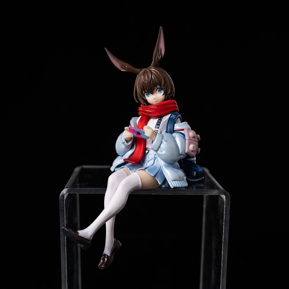 15cm Anime Arknights Amiya Trendy Clothing Sitting Action Figure Toy — detail 1