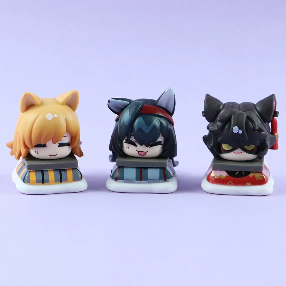 6Pcs/set Anime Arknights Mini Action Figure Toy — detail 2