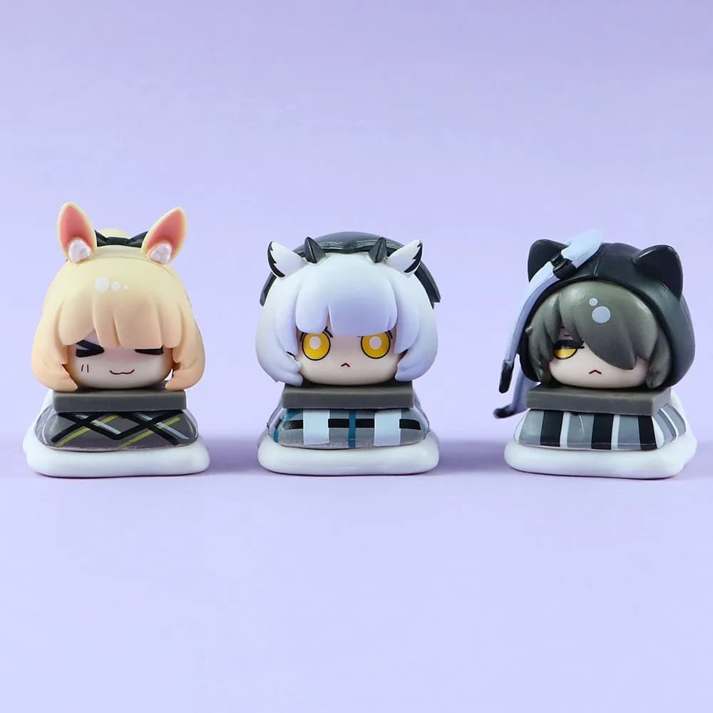 6Pcs/set Anime Arknights Mini Action Figure Toy — detail 1