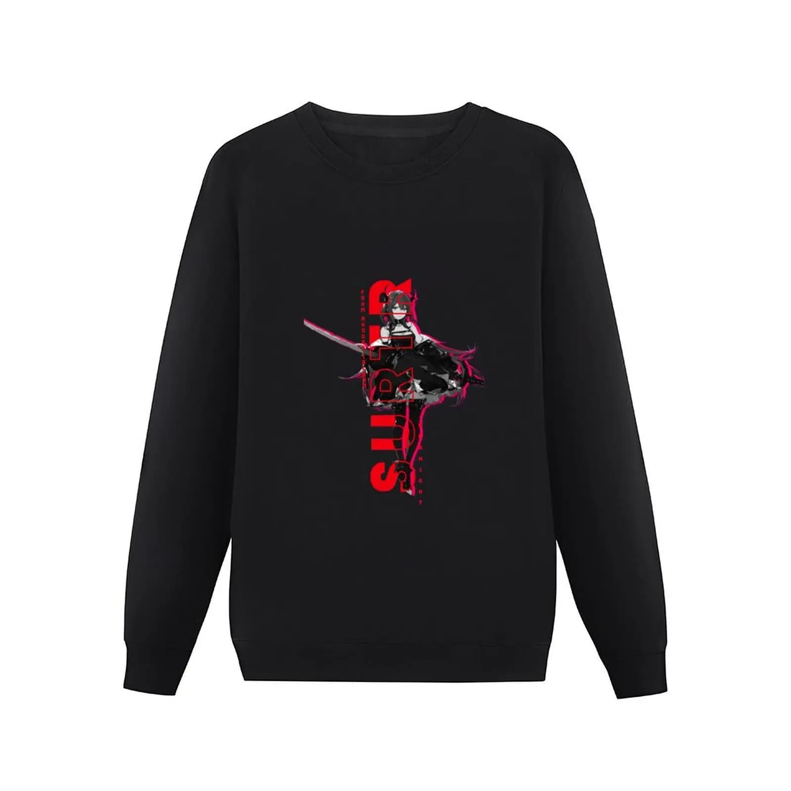 Anime Arknights Surtr Rhode Island Long Sleeve Sweatshirt — detail 2