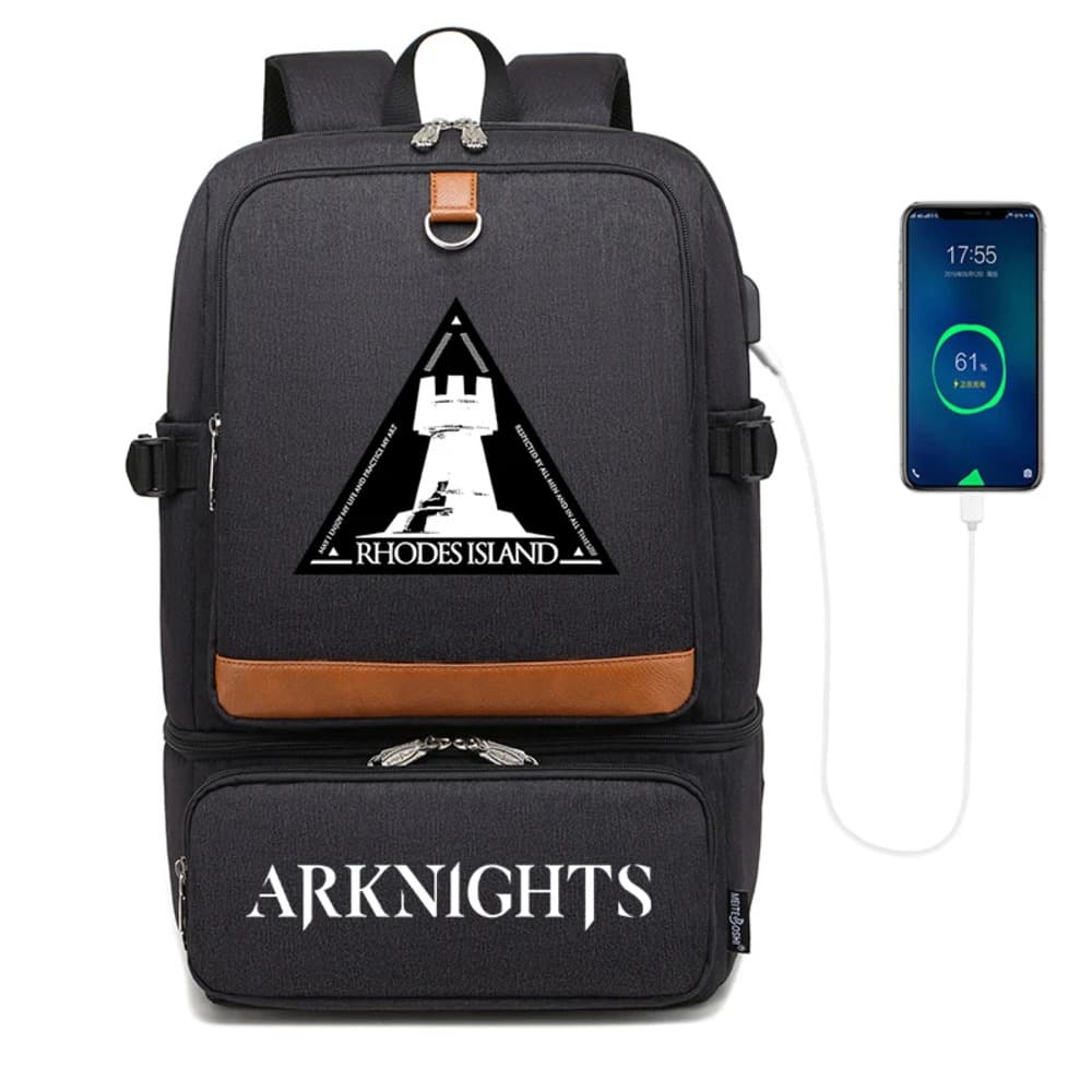 Anime Arknights Rhodes Island Laptop Backpack