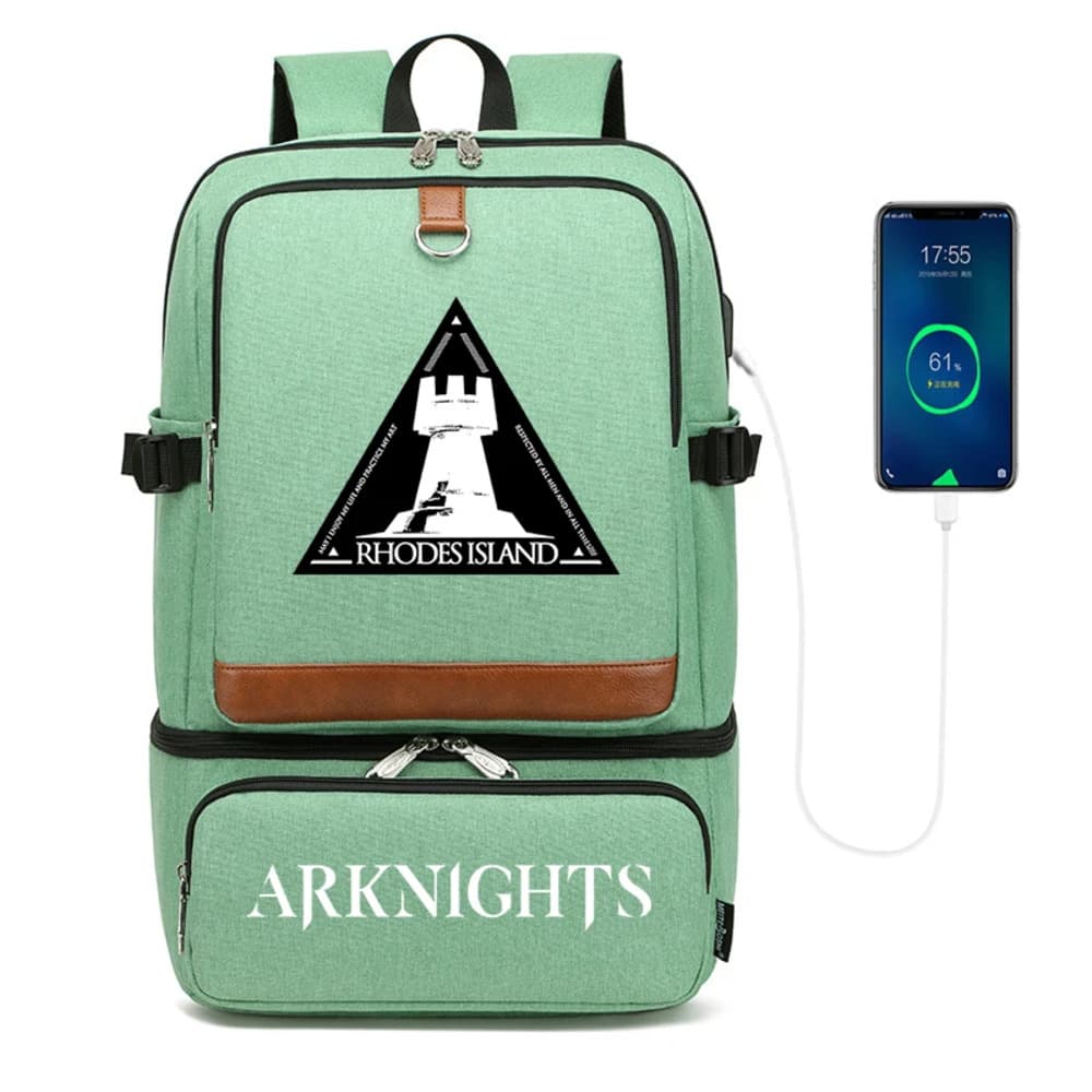 Anime Arknights Rhodes Island Laptop Backpack — detail 1