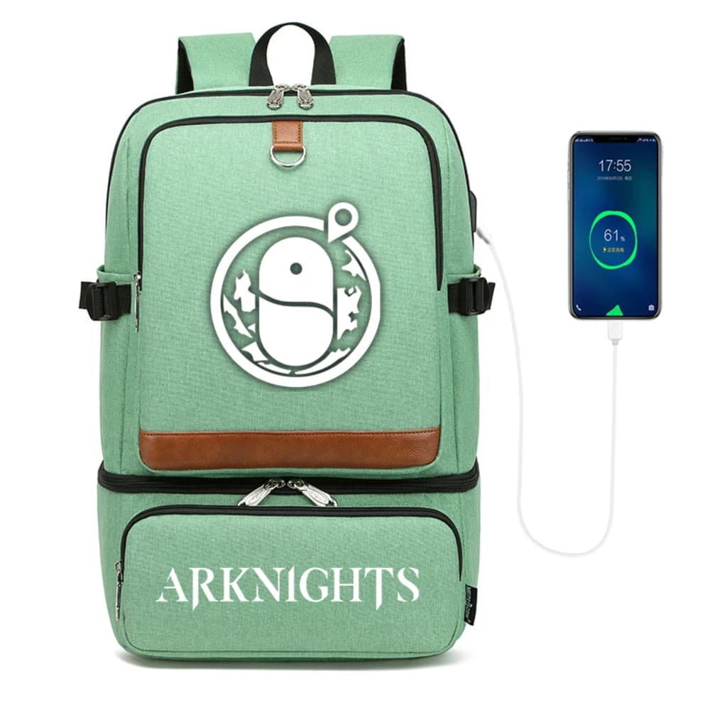 Arknights Anime Penguin Logistics Laptop Backpack — detail 1