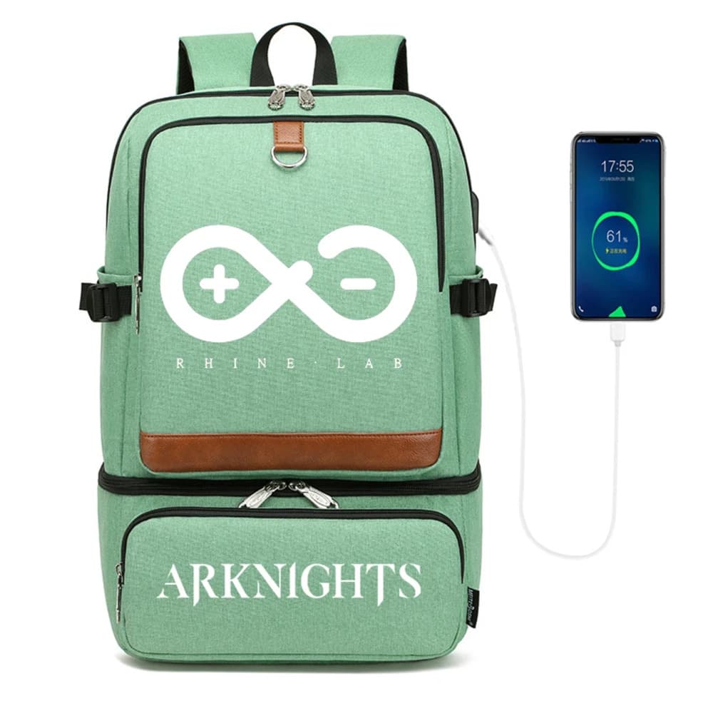 Anime Arknights Rhine Lab Printed Laptop Backpack — detail 1