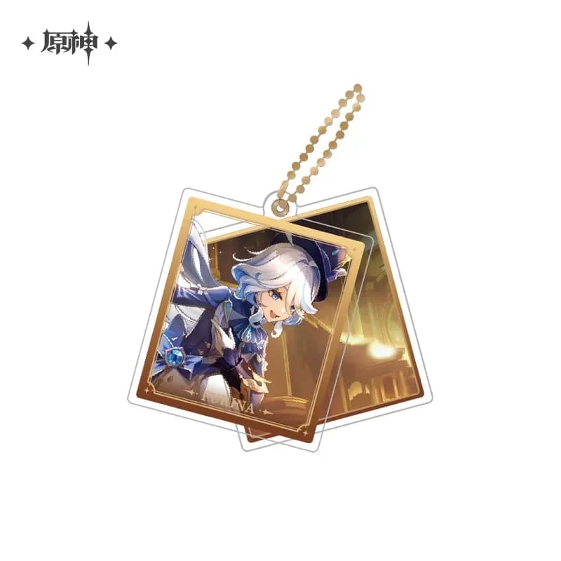Sunsyea Genshin Impact Official Merch miHoYo Original Theme Series Keychain Pendant Vol.3 Alhaitham Kaveh Furina Wanderer Navia — detail 2