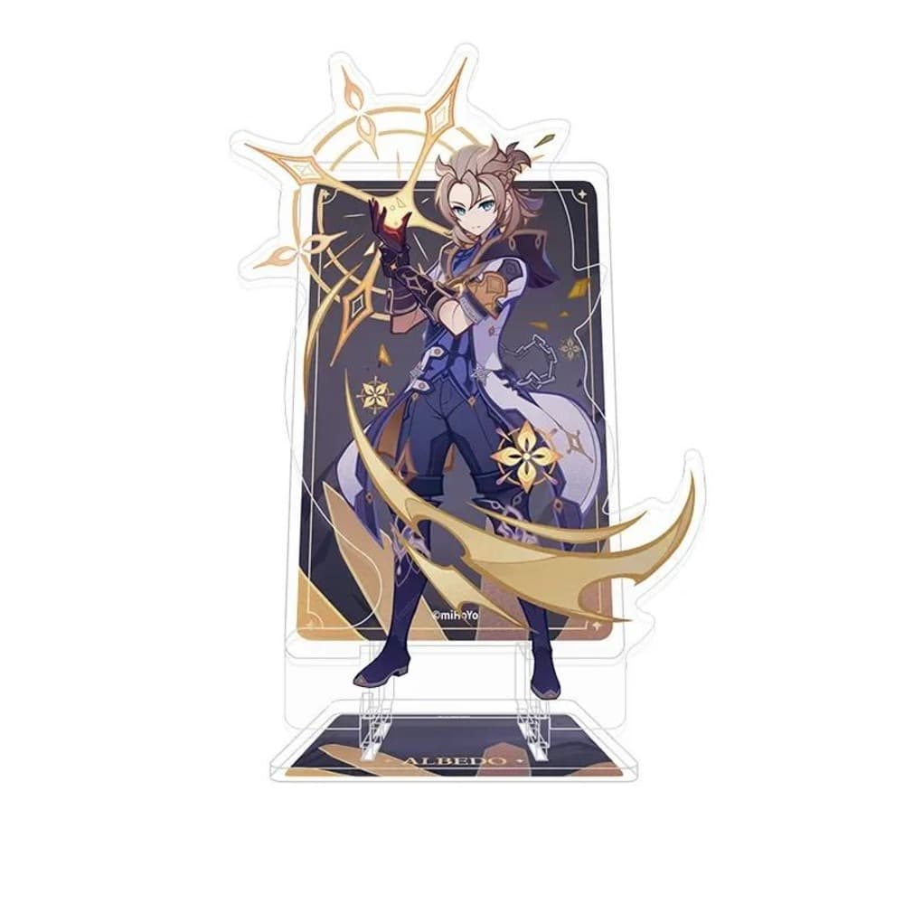 Anime Genshin Impact Albedo Acrylic Phone Stand